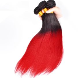 China Silk weiche brasilianische Haar-Webart Ombre, wirkliche Haar-Bündel Mensch Ombre Remy fournisseur