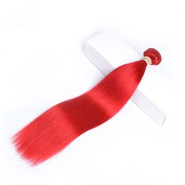 China Zoll des Mode-rote Farbe-Ombre-Haar-Webart-Jungfrau-Haar-Einschlagfadens 12-26 fournisseur