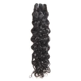 China Volles Häutchen-rollt brasilianisches Jungfrau-Haar loses Wellen-Haar-natürliche schwarze Farbe zusammen fournisseur