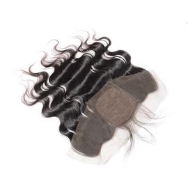 China Peruanische Spitze-Schließung der Körper-Wellen-13x4, Silk niedrige Spitze-frontale Schließung mit dem Baby-Haar fournisseur