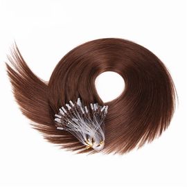 China Dunkelbraunes Klipp dem Grad in der Haar-Erweiterungs-7A für weiße Frauen, Remy-Fusions-Haar-Erweiterungen fournisseur