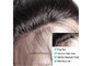 Brasilianisches Haar-gerades Ohr 13x4 zur Ohr-Haar-Spitze-frontalen Schließung mit dem vorderen Baby-Haar fournisseur