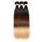 Brasilianische Haar-Webart 3 Ton Ombre, seidige gerade wirkliche Haar-Erweiterungen Ombre fournisseur