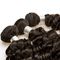 Jungfrau-Menschenhaar-Erweiterungs-rohes brasilianisches Haar materielle große gelockte 3 rollt einen Kopf zusammen fournisseur
