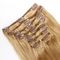 7 Stückchen Jungfrau-Menschenhaar-Klipp-in den Haar-Erweiterungen, die Farbe #27 kann, fertigten andere Farben besonders an fournisseur