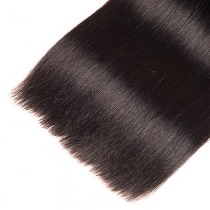 Natürlicher schwarzer malaysischer Zoll-malaysisches natürliches gerades Haar der Haar-Erweiterungs-10-30