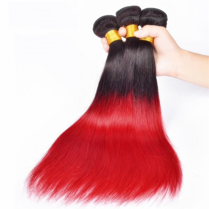 Silk weiche brasilianische Haar-Webart Ombre, wirkliche Haar-Bündel Mensch Ombre Remy