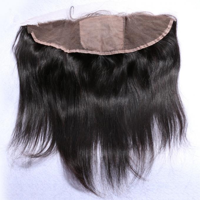 Feste und ordentliche indische Haar-Spitze frontales 13x4, menschliche Spitze-Front-Perücken