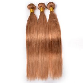 China Gerades brasilianisches Haar-kann rohes Haar-Material der Farbe#30 gekräuselt werden 12&quot; bis 26&quot; das seidige Weiche, das frei verschüttet wird fournisseur