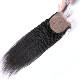 Versteckte Silk niedrige Schließungs-brasilianische gewellte Silk niedrige Schließung der Knoten-4x4 mit dem Haar rollt zusammen