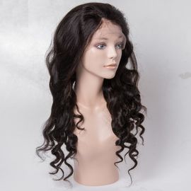 Jungfrau-Menschenhaar-Spitze-Front-Perücken kein Verschütten für schwarze Frau, Mittelbraun-Farbe