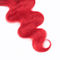 rote Schließungs-wirkliches menschliches Jungfrau-Haar des Körper-1b der Wellen-100% der Spitze-4x4 18 Zoll fournisseur