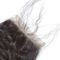 Schließungs-freie Trennmenschenhaar-Schließungs-natürliches Schwarzes der Haar-peruanische Spitze-4x4 fournisseur