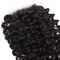 Natürliche Haar-Haut-malaysische gelockte Schließung 4&quot; x4“ für schwarze Damen-Menschenhaar-Spitze-Schließung fournisseur