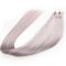 Brasilianische Jungfrau-Kleber PU-Band-Haar-Erweiterungen für dünnes Haar, graue Farbe fournisseur