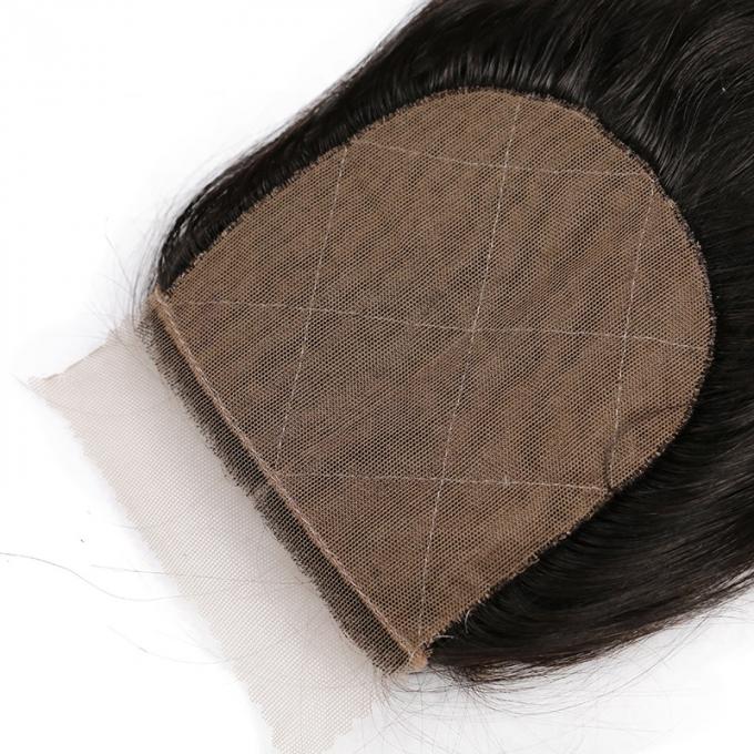 Freie Silk niedrige Schließungs-natürliche Haar-Linie der Trennungs-4x4 mit dem Baby-Haar