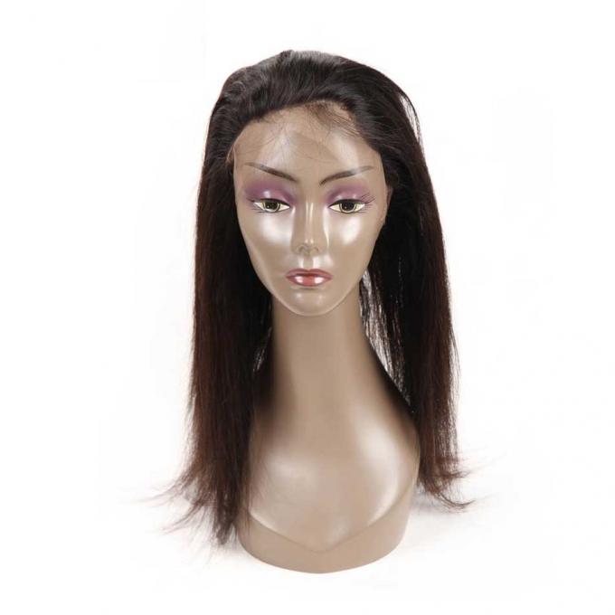 Bessert frontales Haar der Jungfrau-wirkliche 360, brasilianische Spitze-Stirnseite natürliche Farbe aus