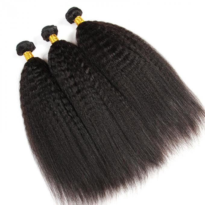 Afro-rollt verworrene gerade malaysische Haar-Erweiterungen Grad 8A keine synthetische Faser nicht zusammen